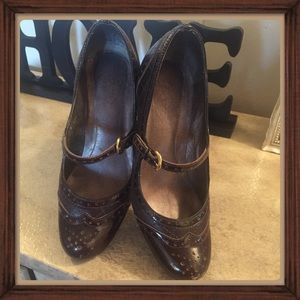 Chocolate brown heels